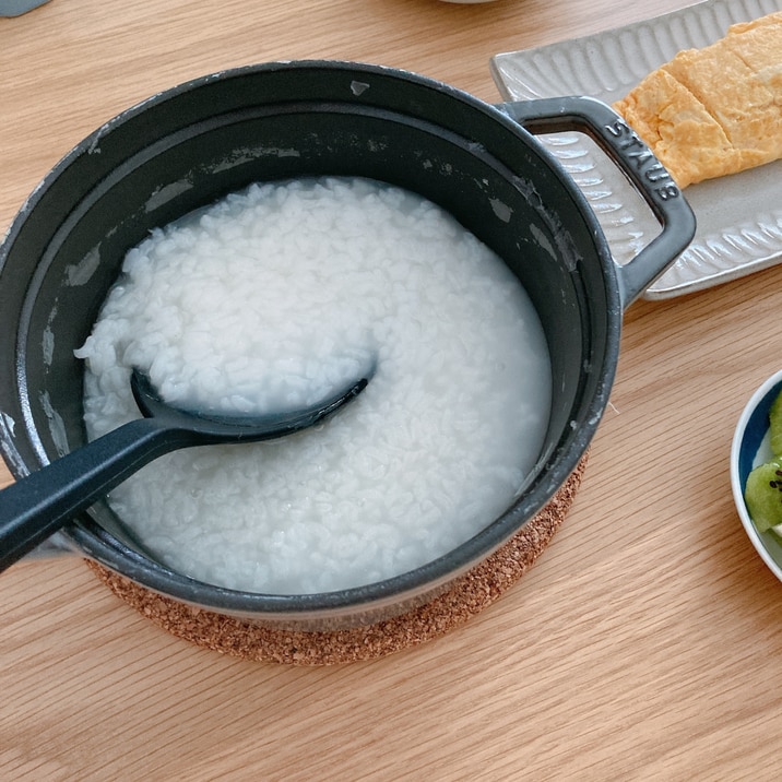 ストウブで簡単 おかゆ レシピ 作り方 By Anmitwo 楽天レシピ ストウブで簡単 おかゆ レシピ 作り方 By Anmitwo 楽天レシピ